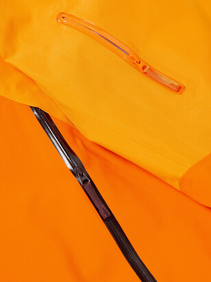 Arc'teryx Rush Colour-Block Hooded Ski Jacket - Men - Orange - S