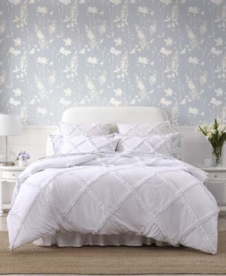 Laura Ashley Norah Solid Microfiber Comforter Set