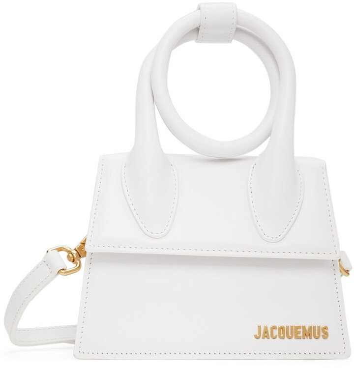 Jacquemus White La Montagne 'Le Chiquito Nœud' Bag - ShopStyle