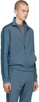 Thumbnail for your product : Bottega Veneta Blue Jersey Zip-Up Sweater