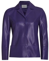Purple Leather Jacket | Shop the world’s largest collection of fashion ...