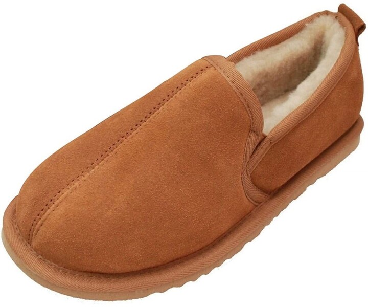 hard leather soled slippers