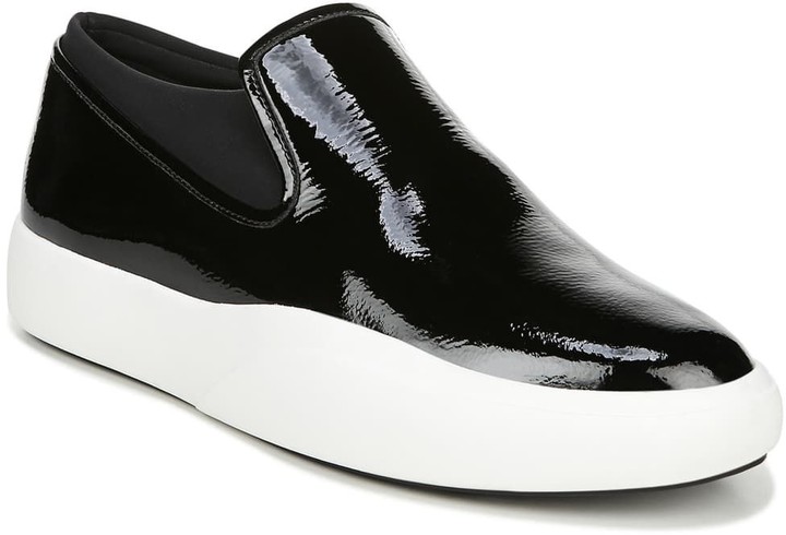 patent leather platform sneakers