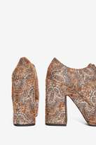 Thumbnail for your product : Jeffrey Campbell Adanna Paisley Platform Heel