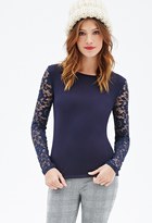 Thumbnail for your product : Forever 21 Lace Paneled Top