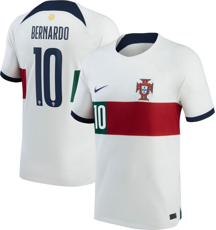 Nike Men's Bernardo Silva White Portugal National Team 2022/23 Away