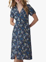 Thumbnail for your product : Crew Clothing Laura Floral Woven Tea Dress, Navy