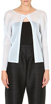 Thumbnail for your product : Issey Miyake Pleats Please Woven mesh cardigan White
