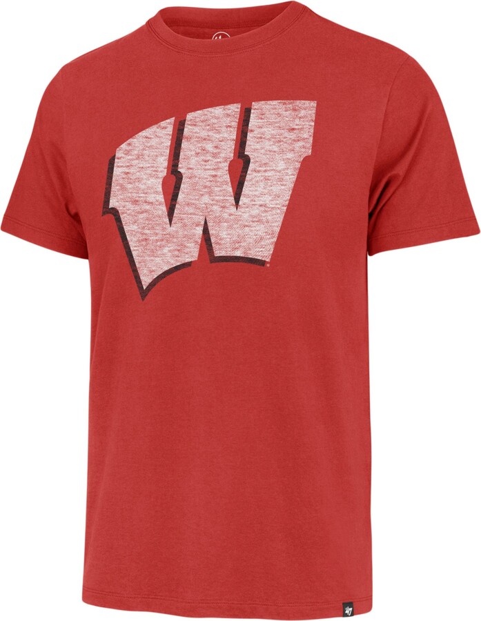 '47 Men's Wisconsin Badgers Red Franklin T-Shirt, Medium