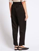 Thumbnail for your product : Marks and Spencer Animal Print Tapered Leg Trousers