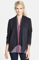 Thumbnail for your product : NYDJ Mixed Media Open Front Jacket