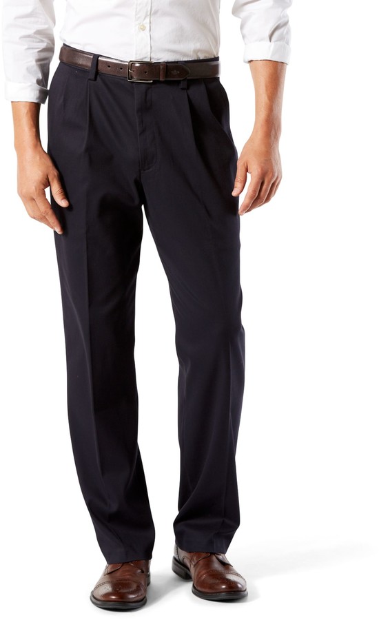 dockers pants pleated classic fit