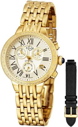 Gevril Women's Astor Diamond Chronograph Watch, 40mm