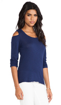 Thumbnail for your product : Monrow Open Shoulder Top