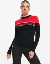 Thumbnail for your product : Dare 2b Fate colourblock jumper in red/black
