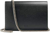 Thumbnail for your product : Gucci Dionysus Leather Mini Chain Bag, Black