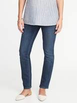 Thumbnail for your product : Old Navy Maternity Side-Panel Original Straight Jeans