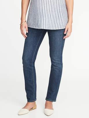 Old Navy Maternity Side-Panel Original Straight Jeans