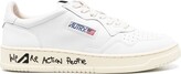 Thumbnail for your product : AUTRY Action slogan-print sneakers