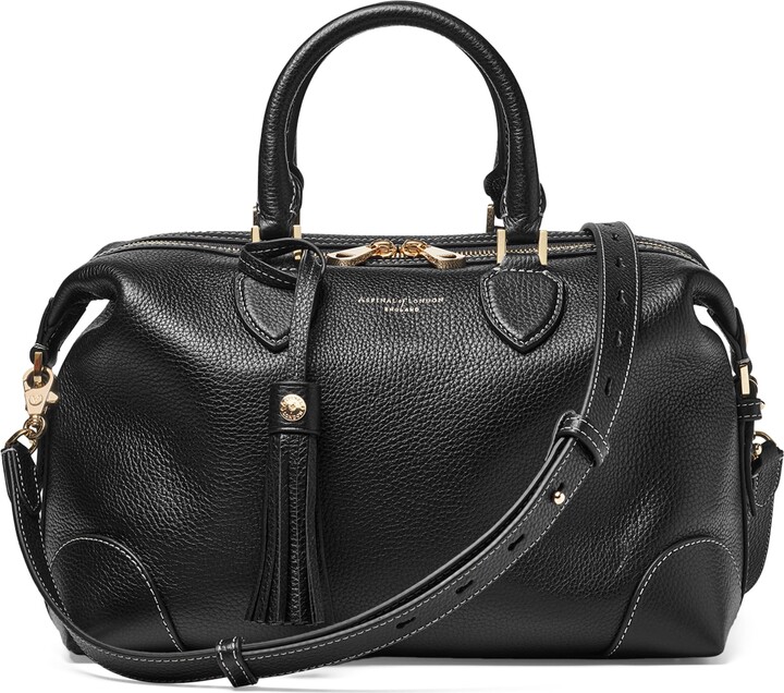 Aspinal Of London Leather Hudson Bowling Bag