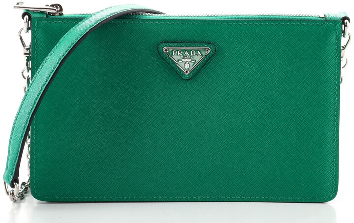 prada purse green