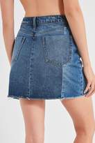 Thumbnail for your product : Urban Outfitters Spliced Denim Mini Skirt