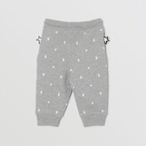 Thumbnail for your product : Burberry Star and Monogram Motif Cotton Jogging Pants