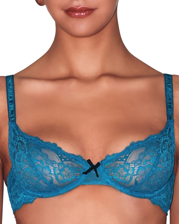 Fleur Du Mal Bianca Lace Balconette Bra