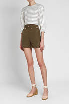Thumbnail for your product : Tibi Sateen Stripe Top