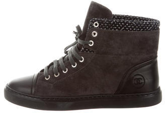 Chanel CC High-Top Sneakers