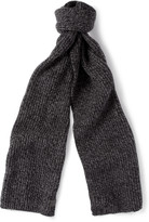 Thumbnail for your product : Gucci Ribbed-Knit Wool and Cashmere Scarf