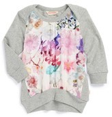 Thumbnail for your product : Munster 'Flowerbed' Crewneck Sweatshirt (Little Girls)