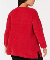 Thumbnail for your product : Eileen Fisher Plus Size Organic Cotton Sweater