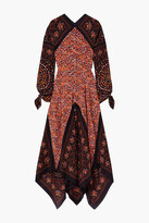 Thumbnail for your product : Altuzarra Northwest paneled floral-print silk crepe de chine dress