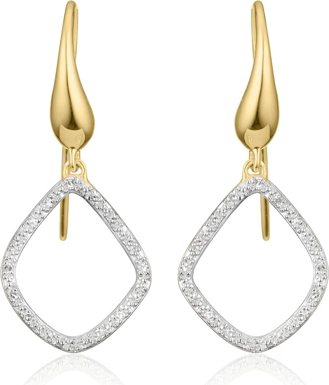 Monica Vinader Riva Kite Diamond earrings