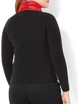 Thumbnail for your product : Lauren Ralph Lauren Plus Color Block Fleece Jacket