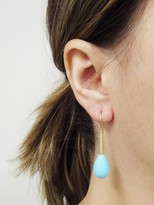 Thumbnail for your product : Irene Neuwirth Turquoise Teardrop Earrings - Yellow Gold