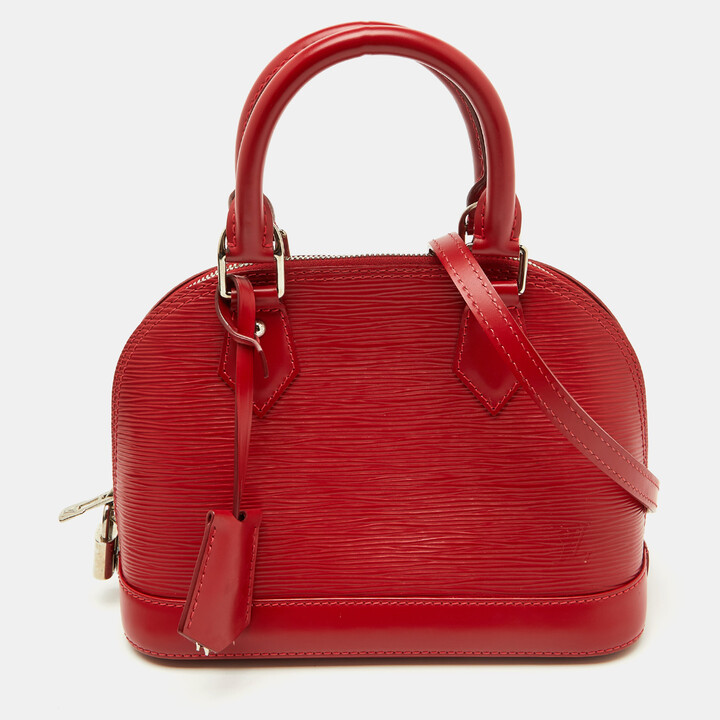 Louis Vuitton Carmine Epi Leather Alma BB Bag