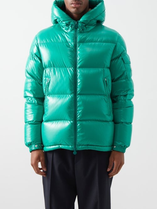 Moncler Ecrins Quilted-down Coat - Green - ShopStyle