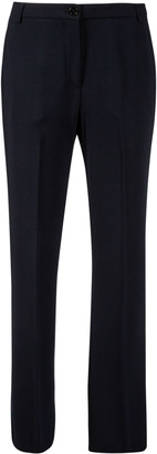 high rise navy pants
