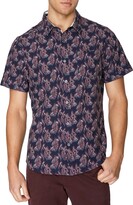 Thumbnail for your product : 7 Diamonds Ticket to Ride Abstract Print Short Sleeve Button-Up Shirt