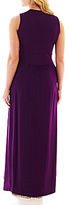 Thumbnail for your product : JCPenney St. John's Bay Sleeveless Beaded Maxi Dress - Plus