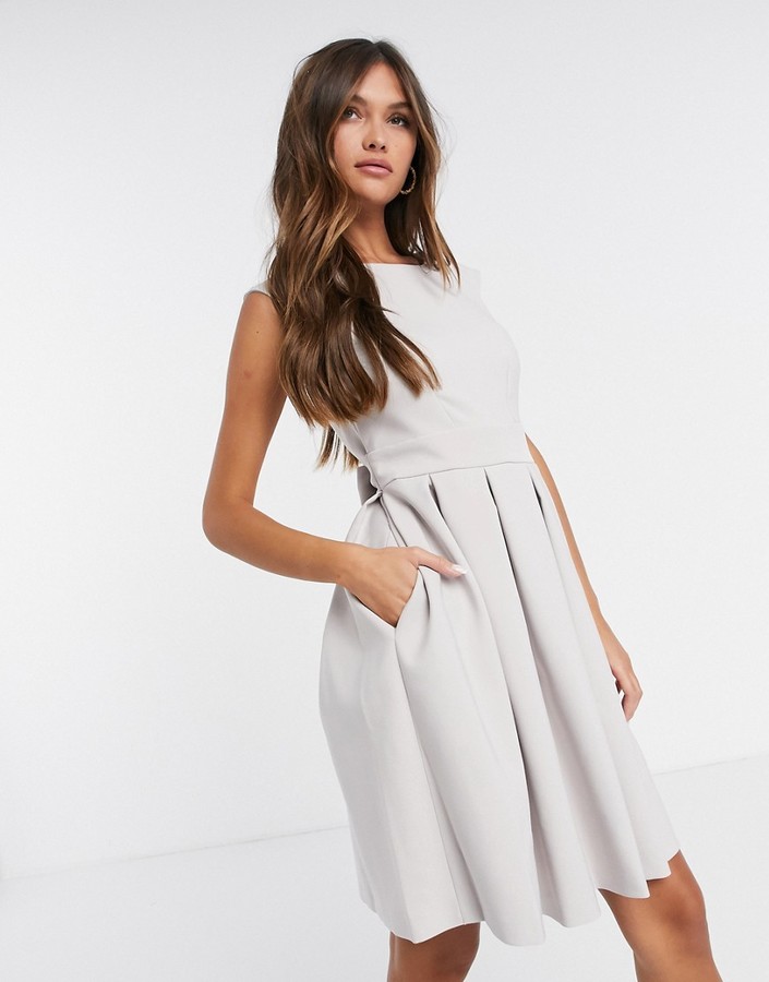 closet pleated skirt skater dress