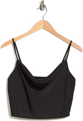 Know One Cares Cowl Neck Crop Camisole