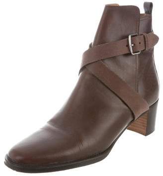 Hermes Leather Ankle Boots