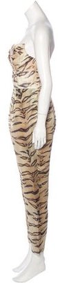 Zimmermann Tiger Print Silk Jumpsuit w/ Tags