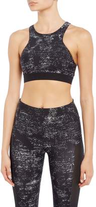 Seafolly Modern geometry black out high neck tank top