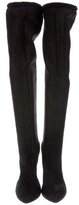 Thumbnail for your product : Nina Ricci Suede Pointed-Toe Knee-High Boots