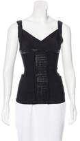 Thumbnail for your product : Herve Leger Sleeveless Embellished Top