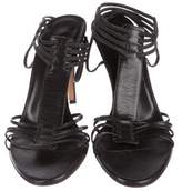 Thumbnail for your product : Gucci Leather T-Strap Sandals